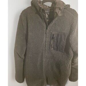Edgar And‎ Ash Sherpa Hooded Teddy Coat size medium